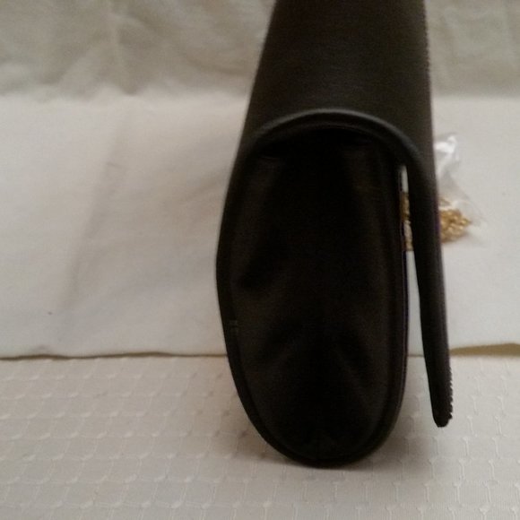 New! Koko Palenki Sleek Charcoal Clutch-344WC - Picture 4 of 11